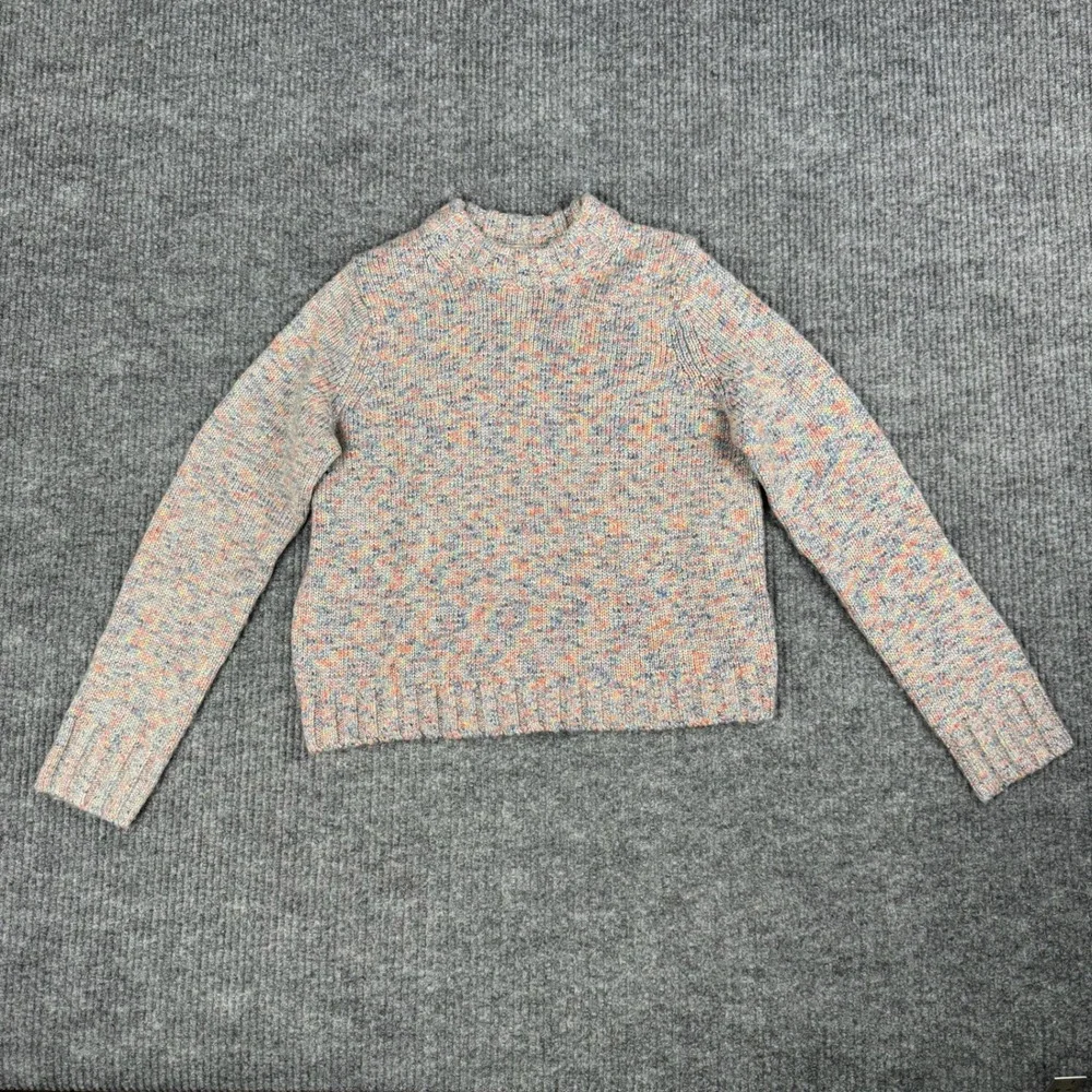 Boden Sweater Womens 2 Confetti Metallic Knit Crew Neck Pullover Preppy Cozy
